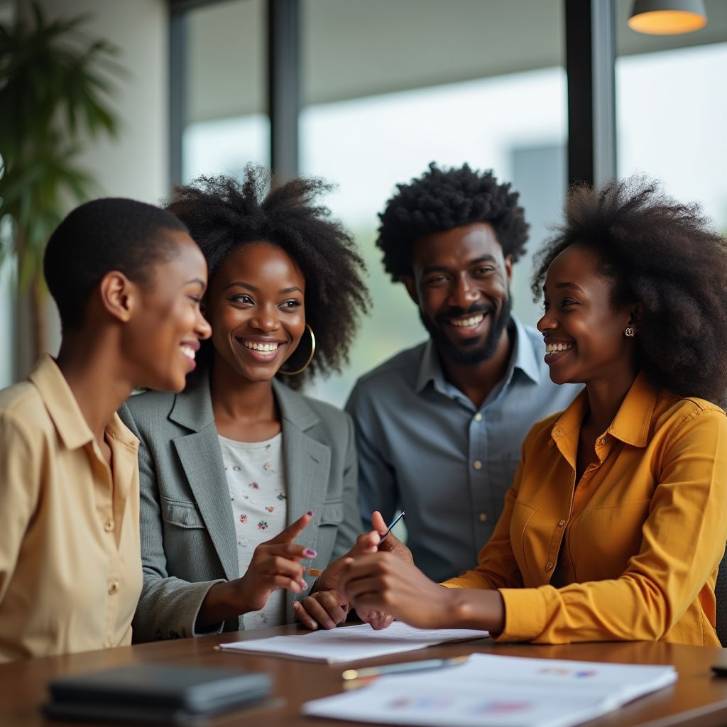 Our financial education team in Accra